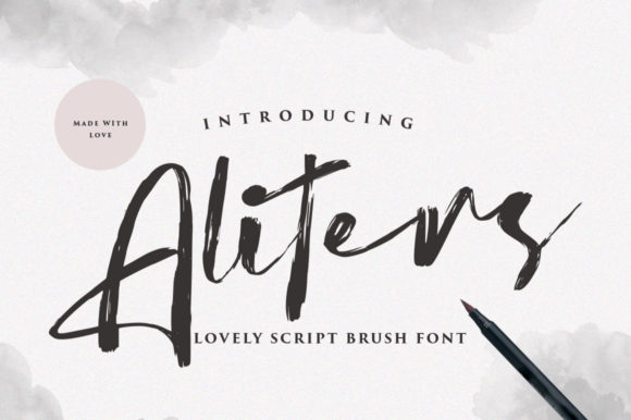 Aliters: A Handwritten Font for Editorial Design