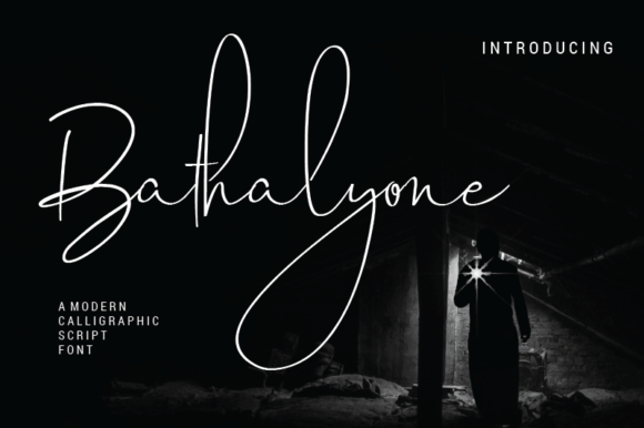 Bathalyone Font: A Delicate Script for Modern Branding Projects