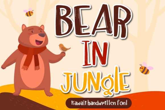 Bear in Jungle: A Bold Handwritten Font for Marketers