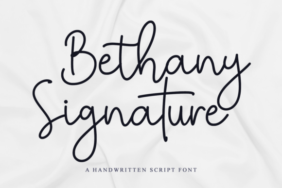 Bethany Signature: A Handwritten Typeface for Modern Web Design
