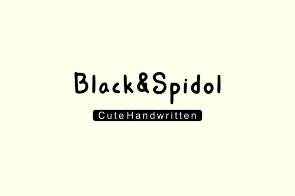 Black Spidol Font Review: A Handwritten Typeface with Heart