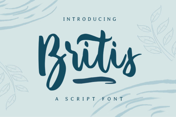 Britis: A Handwritten Typeface That Elevates Editorial Design