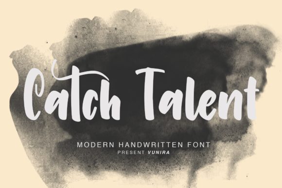 Catch Talent: A Handwritten Font That Elevates Your Brand
