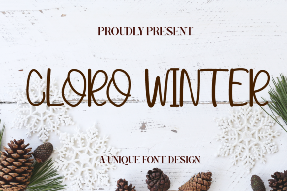 Cloro Winter: A Quirky Handwritten Font for Bold Campaigns