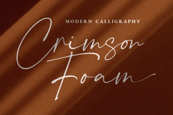 Crimson Foam: A Handwritten Font That Elevates Editorial Design