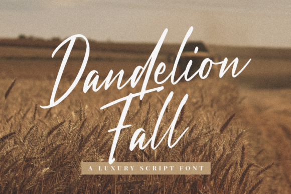 Dandelion Fall: A Handwritten Font for Modern Web Design