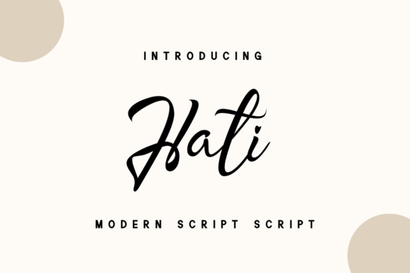 Elevate Your Brand with the Hati Handwritten Font