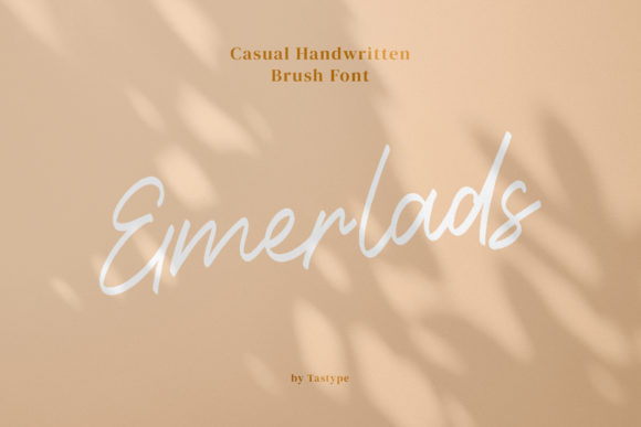Emerlads Font Review: A Handwritten Typeface for Strong Brand Impact