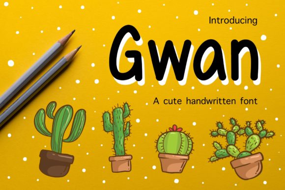 Gwan Font: A Handwritten Typeface That Captures Attention