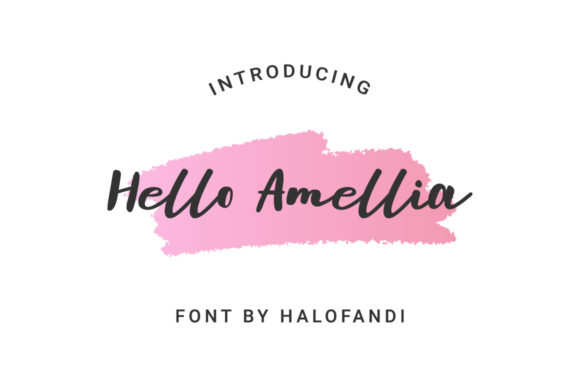 Hello Amellia: A Timeless Handwritten Typeface for Makers and Creators