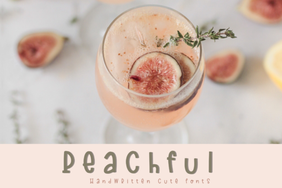 Peachful Font: A Handwritten Touch for a More Memorable Brand