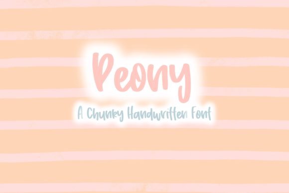 Peony Font: A Joyful Touch for Your Brand