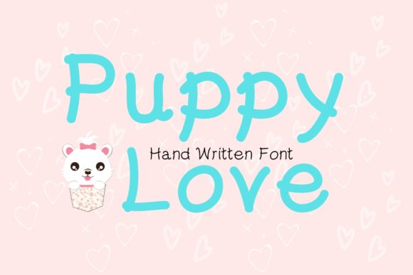 Puppy Love: A Handwritten Font for Heartfelt Editorial Design