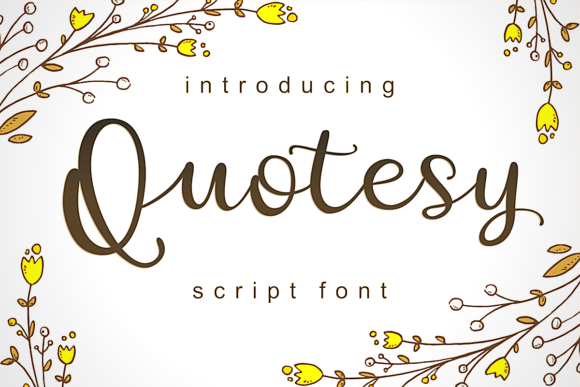 Quotesy: A Handwritten Font That Elevates Your Brand's Typography