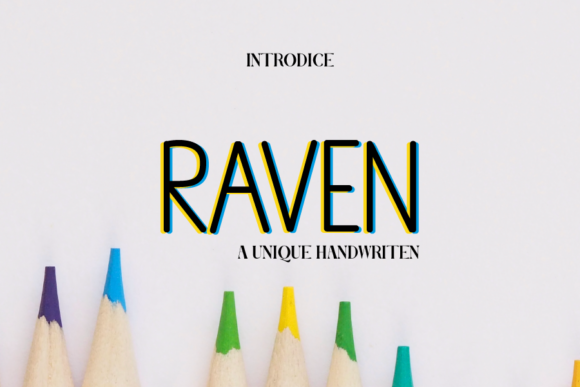 Raven Font: A Handwritten Typeface That Elevates Crafted Creations