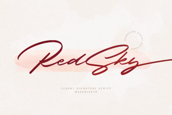 RedSky: A Handwritten Typeface for Editorial Design