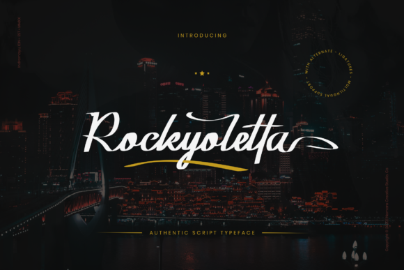 Rockyoletta: A Beautiful Script Font for Business Branding