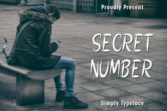 Secret Number Font: A Handwritten Typeface for Editorial Design
