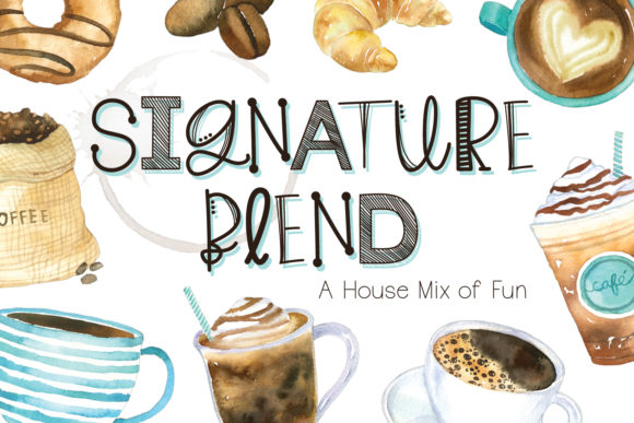 Signature Blend: A Quirky Font That Elevates Your Brand