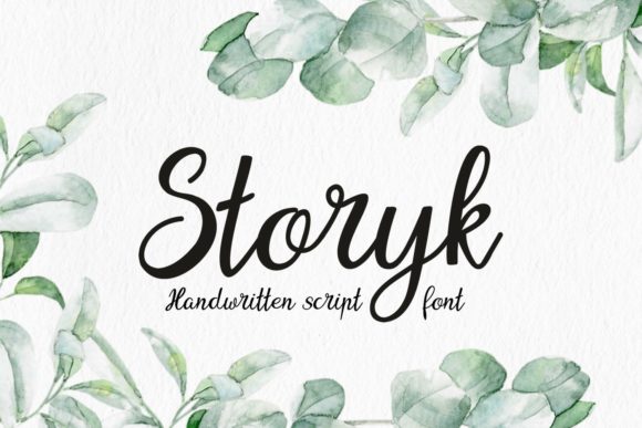 Storyk Font – A Timeless Script for Crafting and Branding