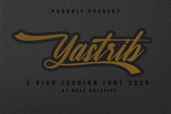 Yastrib: A Handwritten Typeface for Modern Web Design